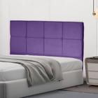 Cabeceira Estofada Casal Para Cama Box 140 cm Roxo Carol Mafer - Móveis Mafer