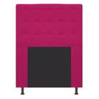 Cabeceira Estofada Dama Capitonê 90 cm para Cama Box Solteiro Suede Pink para Quarto - AM Decor