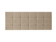 Cabeceira Estofada de Cama Box Solteiro 90 x 56 cm Calipha Areia - MagL