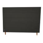 Cabeceira Estofada Helena 158cm Cama Queen Casal Suede Grafite