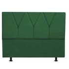 Cabeceira Estofada King 195CM Jade material sintético Verde - D A DECOR - D&A Decor