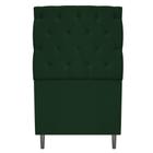 Cabeceira Estofada Liverpool 90 cm Solteiro Suede Verde - Doce Sonho Móveis