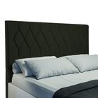 Cabeceira Estofada Para Cama Box Casal Queen Miami de 1,60m Suede Dobuê