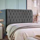 Cabeceira Estofada para Cama Casal King 195 cm Grecia Suede