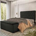 Cabeceira Estofada para Cama Casal King 195 cm Londres Veludo