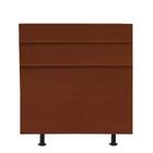 Cabeceira Estofada Turim 90 cm Solteiro Quarto para Cama Box Suede Terracota - KDAcanto Móveis