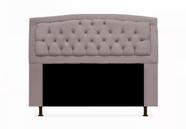 Cabeceira Geovana Para Cama Box Queen 160 cm Suede Rose - DL Decor