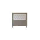 Cabeceira Havana 1,40 Cm Cama Box Casal Suede Bege