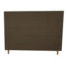 Cabeceira Helena 1,38cm Para Cama Box Suede Marrom Claro