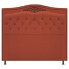 Cabeceira Imperio 100 cm Suede Terracota - Topázio Decor