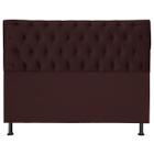 Cabeceira Jade 100 Cm Para Cama Box Suede Bordo - Maitê Moda Casa