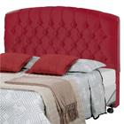 Cabeceira Jade Queen 160 cm Sued Vermelho - Casa H