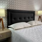 Cabeceira King 195 Cama Box Diamond 2 Berlim Preto Corano Painel RBL