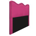 Cabeceira King Bari P02 195 cm para cama Box Suede Pink - Amarena Móveis