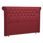 Cabeceira King Brescia P04 195 cm Suede - ADJ Decor