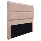 Cabeceira King Brick P02 195 cm para cama Box Suede - Amarena Móveis