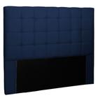 Cabeceira King Estofada Arsenal 195 cm Suede Azul Marinho - CasaePoltrona