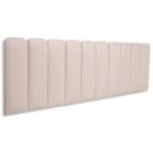 Cabeceira King Estofada de Colar na Parede Kit 10 Placas Modelo Arredondada - Várias Cores