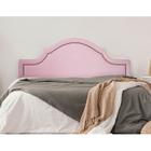 Cabeceira King Estofada para Cama Box com Tachas 193x60cm Provençal Luxo - Flamingo Design