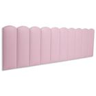 Cabeceira King Nuvem Tecido Impermeável 200x60 Cama Box Modulada