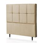 Cabeceira King Poliana 195 CM Suede Marfim - D A Decor