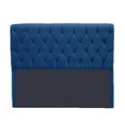 Cabeceira Lady 1,40 Suede Azul Royal - Bandiera Decor