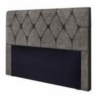 Cabeceira Leila 1,95 Para Cama Box M King Size Suede Speciale Home