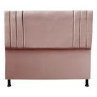 Cabeceira Luna para Cama Box Casal 160 CM Suede Rose