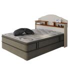 Cabeceira Luxo Evelyn Cama Box Casal OffWhite/Canela