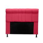 Cabeceira Madri 160 cm Suede Vermelho - Topázio Decor