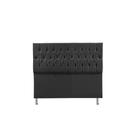 Cabeceira Madrid 1,40 Cm Para Cama Box Casal Suede Cinza