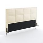 Cabeceira Maia 195 Decorativa de Cama King N-030 Veludo Bege Aradecor