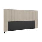 Cabeceira Malibu Para Cama Box King 195 cm Suede - D'Rossi