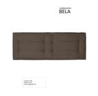 Cabeceira painel 160 bella cor sd marrom topázio decor - TOPAZIO