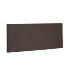 Cabeceira Painel Aquilla Para Cama Box King 195 cm Suede Café - D'Rossi