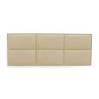 Cabeceira Painel Cama Box Solteiro 100cm Nina Suede Bege - Sheep Estofados