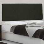 Cabeceira Painel Casal 140 Cm Dunas Suede Cinza