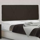 Cabeceira Painel Casal 140 Cm Dunas Suede Marrom - MV Estofados