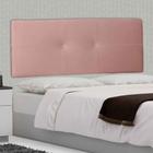 Cabeceira Painel Casal 140 Cm Poliana Suede Rose - MV Estofados Shop