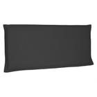 Cabeceira Painel Casal 1,40m Veneza Suede Preto - Pallazio