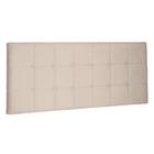 Cabeceira Painel Casal 1,40m Verona Suede Bege - Pallazio