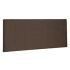 Cabeceira Painel Casal 1,40m Verona Suede Caramelo - Pallazio