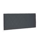 Cabeceira Painel Dubai Para Cama Box King 195 cm Suede - D'Rossi