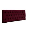 Cabeceira Painel Imperatriz 1,20 Cm Cama Box Suede Marsala - Maitê Moda Casa