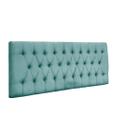 Cabeceira Painel Imperatriz 1,38 Cm Cama Box Azul Tiffany - Maitê Moda Casa