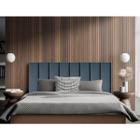 cabeceira painel modular Paris tecido veludo casal 140 cm - Gentil Estofados