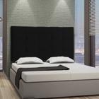 Cabeceira Painel Queen 160 Cm Suede Preto Lia - MV Estofados