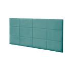 Cabeceira Painel Raissa 1,00 Cm Para Cama Box Azul Tiffany - Maitê Moda Casa