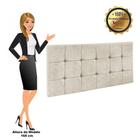 Cabeceira Painel Sleep para Cama Box Solteiro 1m Suede Bege - DROSSI