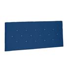 Cabeceira Painel Tânia Para Cama Box Queen 160 cm Suede Azul Marinho - D'Rossi